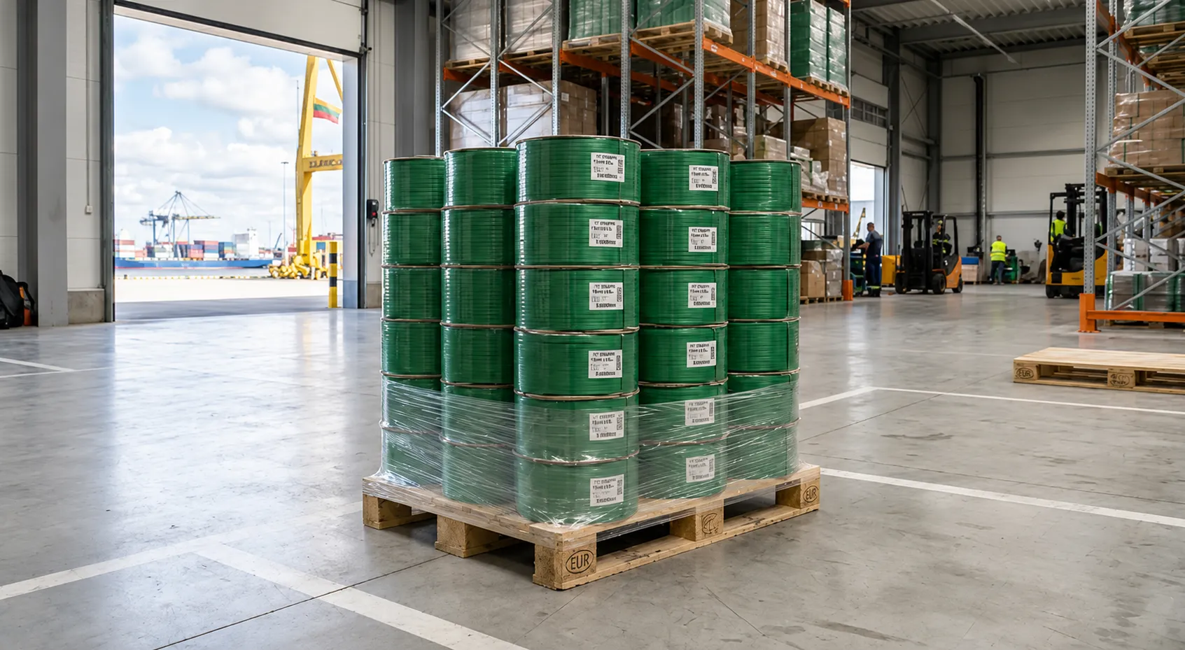 PET Strapping Band Exporter Lithuania — Greenstrix Industrial Packaging